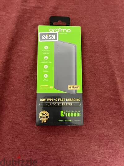 oraimo Toast 15 Flash 10000mAh Fast Charging Power Bank