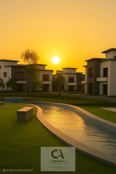Apartment for sale in the Fifth Settlement ground floor with a garden cash price or pay a 10% down payment only and installments over 10 years in Cr
