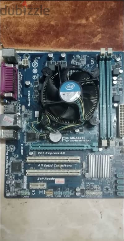 GA-H61-S3+Intel Core i7-3700+fan intel+10gb ram