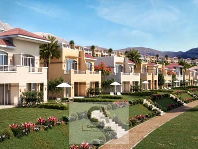 شاليه للبيع في العين السخنه سي فيو البحر علي 200 متر بدفع مقدم 5% واقساط علي 10 سنوات في تلال السخنه بتشطيب كامل  | Telal Sokhna