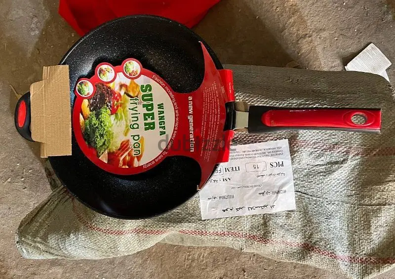 Sartén wok grande importada con dos asas