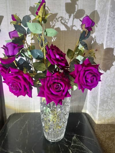 Fidenza Vase فازة كريستال إيطالى