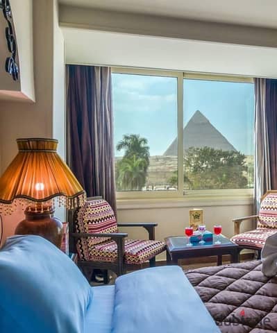 Check now and own a studio for sale of 57m in Pyramids Wells compound, seeing the pyramids and minutes from the new Egyptian museum with a down payment of only 35%
