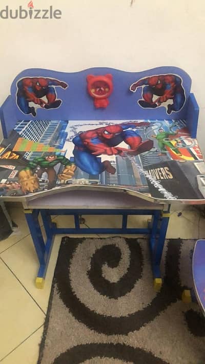 مكتب مذاكره للاطفال معدن وخشب