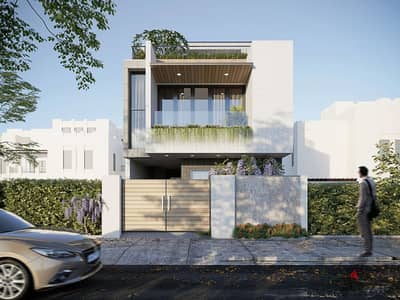 At the lowest price, own a 224 sqm twin house in New Zayed, located in Moon Hills Compound, with only 10% down payment and installments extending up t