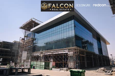 For sale: Prime location office with two facades in the heart of New Cairo's Fifth Settlement, directly on 90th Street in Golden Gate.
