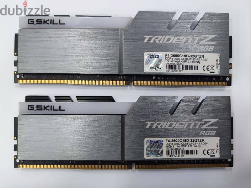 Ram G. Skill Trident Z Rgp 16Gx2 (32G) 3600mhz - اكسسوارات و قطع غيار ...