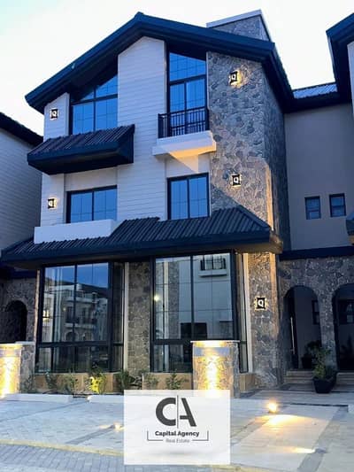 Ready to move Villa for saley in Fifth Settlement , the heart of the Golden Square , cash price, or pay 30% down and equal installments in The Marq