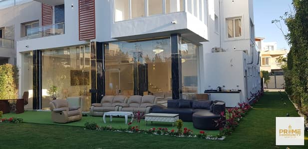 توين هاوس فيلا بتشطيب كامل 8 غرف نوم للبيع بموقع مميز بزايد ديونز بالشيخ زايد Twin house fully finished for sale in Zayed dunes in Zayed city