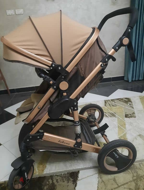 belecoo 2 in 1 reversible stroller 1