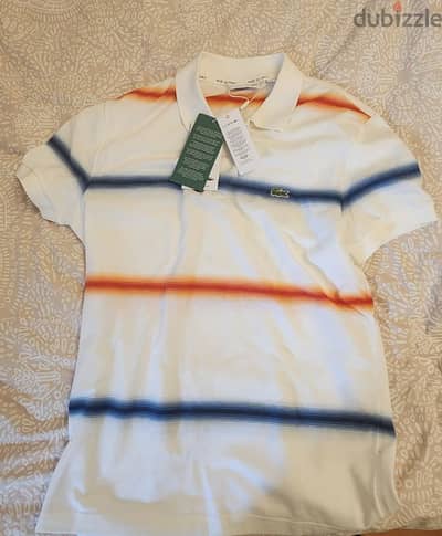lacoste polo shirt- Size 4- Medium-made in france