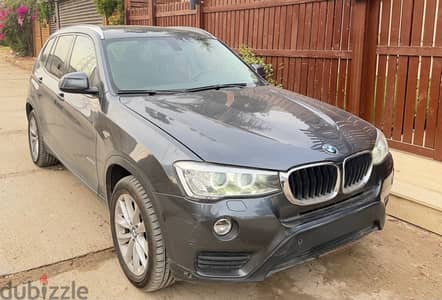 BMW X3 2017 فابريكا بالكامل بره وجوه فتحة سقف بانوراما
