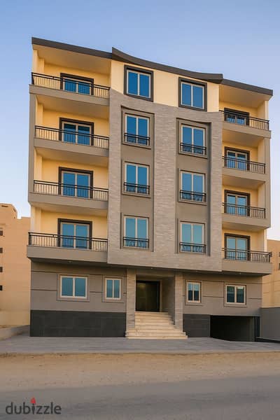 شقتك بمدينة الشروق ١٥٥ م جاهزة للتشطيب كاش أو بالتقسيط - المنطقة الأولى عمارات ( حي الأوركيد )
