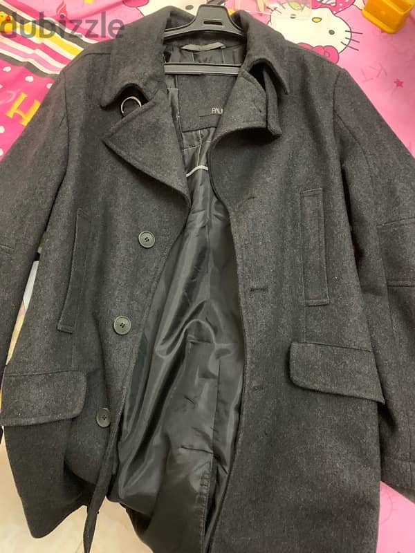 PAUL Black Long Jacket for Winter 1