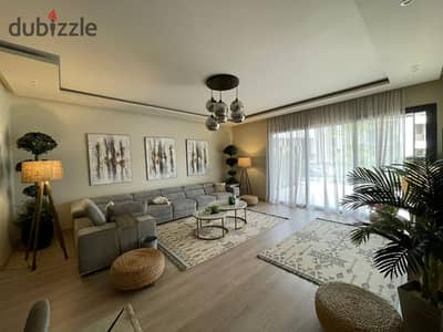 For Rent Six West - SODIC West Ground Floor Apartment  BUA - 226m fully furnished beverly hills
