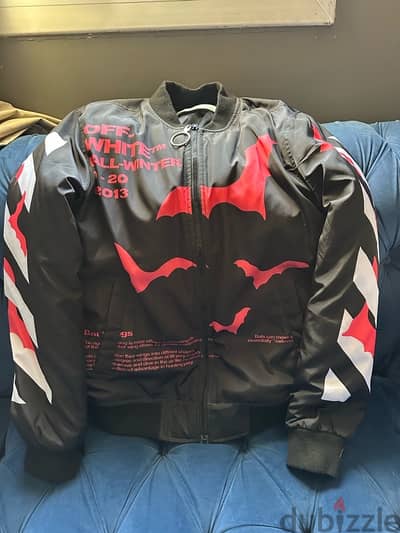 Rare Off-White "Bat Wings" Nylon Bomber Jacket| Mens Size S