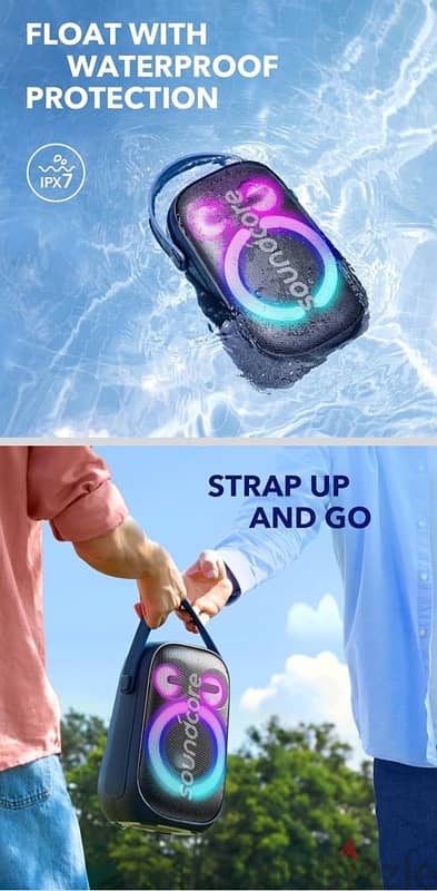 Anker Soundcore Rave neo 2 80 wat سماعه انكر ساوند كور بلوتوث ٨٠ وات