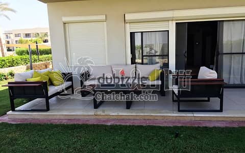 Furnished Villa for Sale with Garden in Azha Resort – Fully Equipped – Sea & Pool View – Immediate Delivery – Ain Sokhna (OFA Phase)