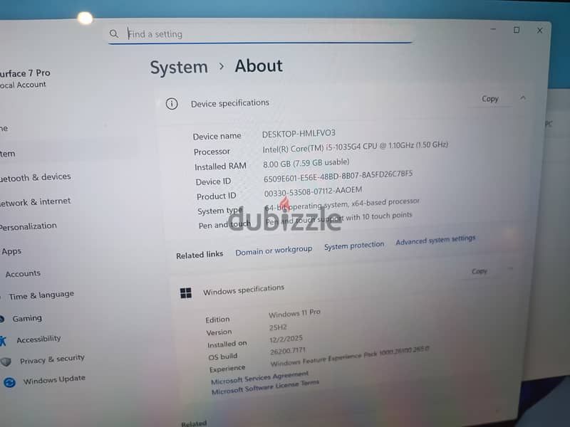 Surface Pro 7 (Microsoft) 7