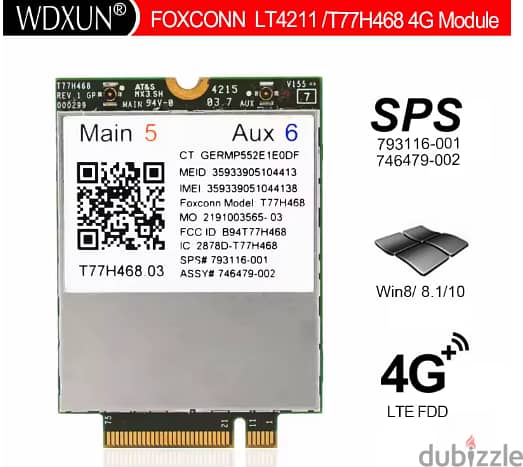 4G wwan card for laptop 5