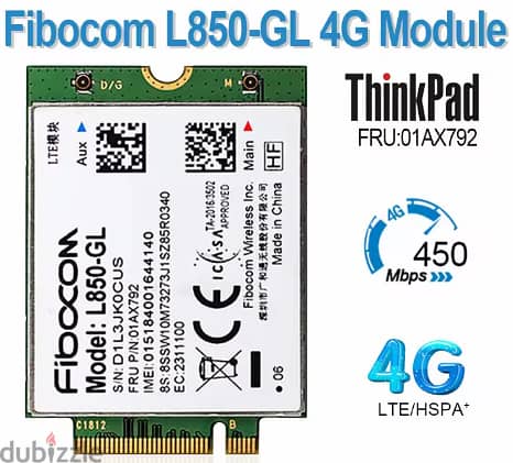 4G wwan card for laptop 9