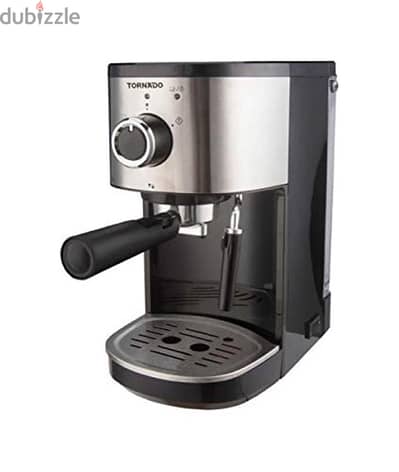 Tornado TCM-14512ES Espresso Machine with Milk Frother, 15 Bar