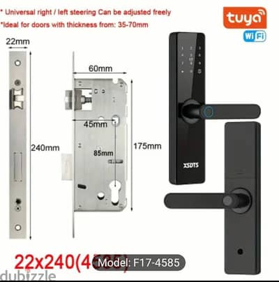 Smart Door Lock اكرة باب مفتاح زكي