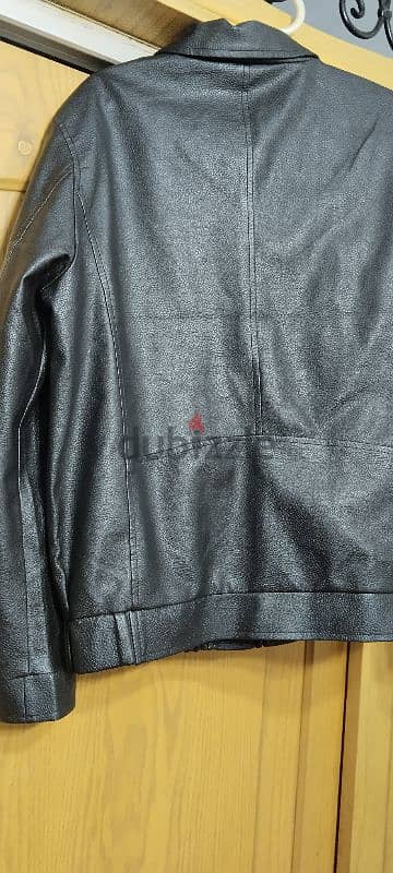 zara leather jacket size m 1