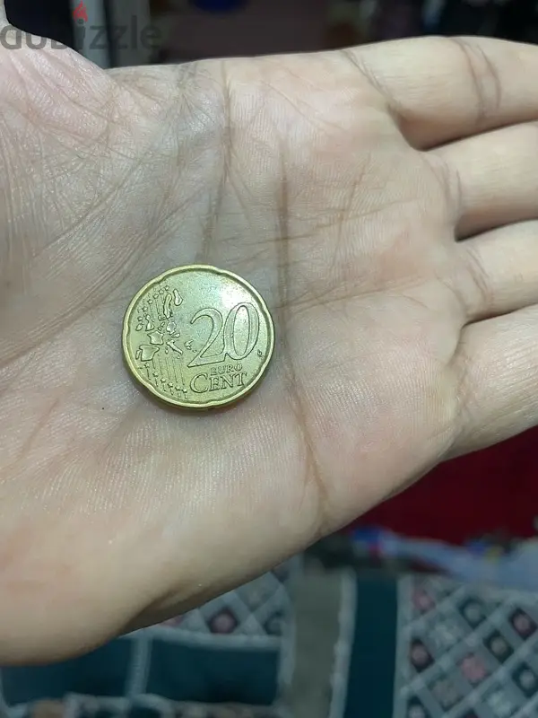 20 Spanish cents ٢٠ سنت اسباني
