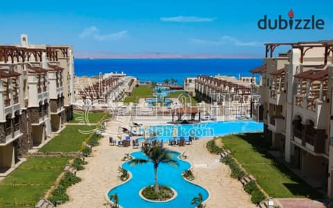 2-Bedroom Chalet with Sea & Pool View for Sale in Blue Blue Resort – Ain Sokhna