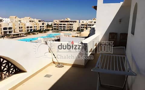 Furnished Chalet for Sale with Appliances & Air Conditioners – Pool View – Palmera Resort, Ain Sokhna
