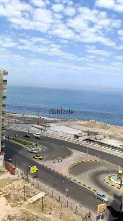 شقة مفروشة للإيجار ميامي فيو للبحر وكورنيش آسكندرية2نوم ورسبشين3بالكونات
