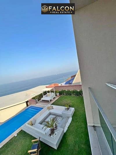 Ready To Move 119m ,Sea View 100% Fully Finished ,amazing price Chalet for sale in IL Monte Galala, Al Ain Al Sokhna