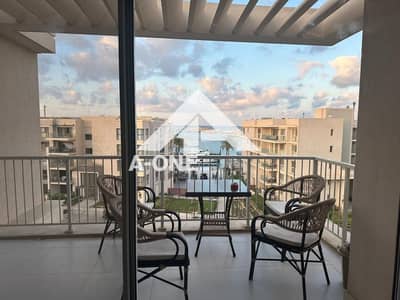 شقه للبيع بفيو علي المارينا بموقع مميز بمساحه 140م في مارينا فيوز مراسي الساحل الشمالي marina views marassi سيدي عبد الرحمن north coast