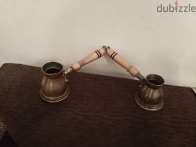 2 كنكة نحاس قديمة تحفه