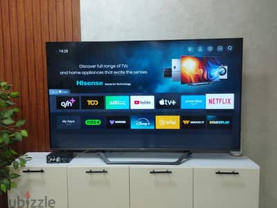 شاشة Hisense 65 inch 4K سمارت - ضمان العربي سنة