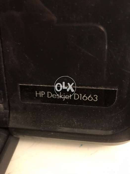 Printer HP model Deskjet D1663 1