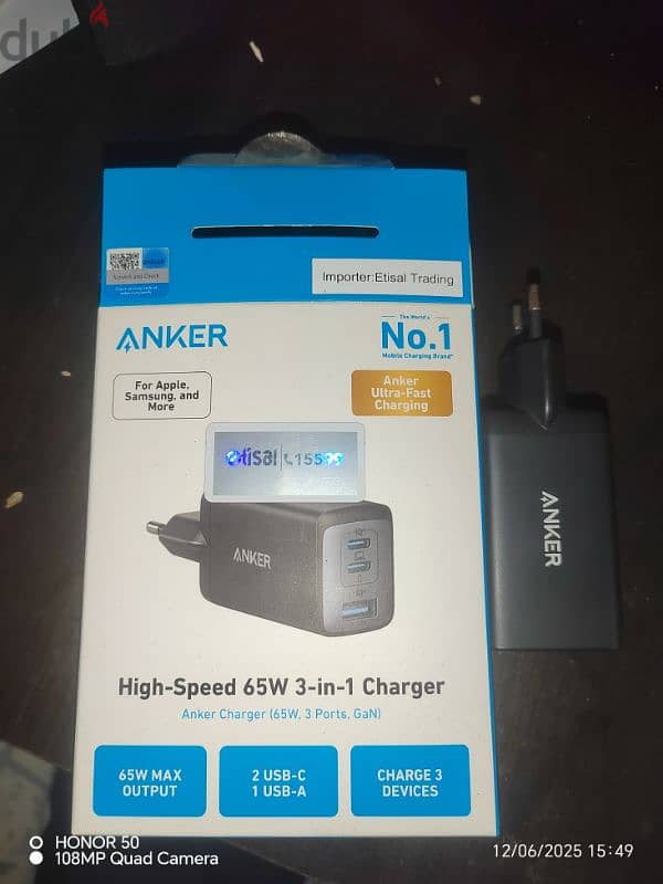 Anker charger 65W 2