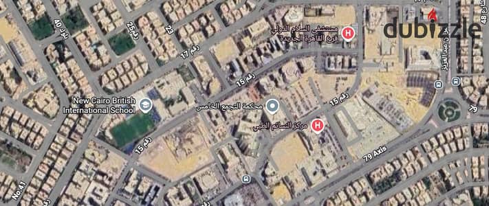 ارض تجاري بجوار المحكمة وسيفن ستارز والحمد بالتجمع الخامس