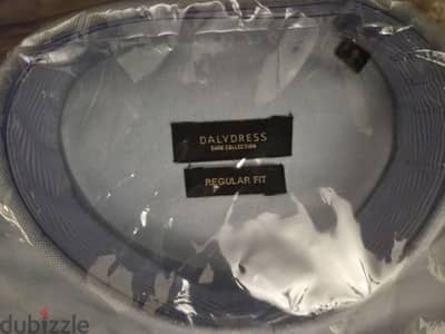 DALYDRESS SHIRT light blue Long sleeve cotton 100% new size S