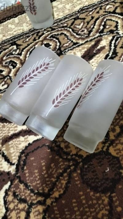 طقم شربات 5قطع كوبيات وشفشاء