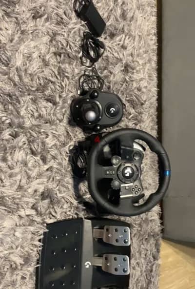 Logtic steering wheel g923 with shifter for ps & pc