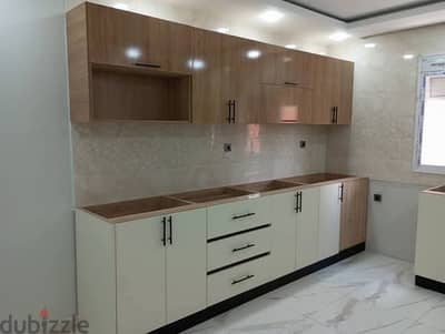 مطبخ كامل بسعر مناسب جدا خشب كونتر  هندي قشره  - kitchen سعر متر ٥٠٠٠