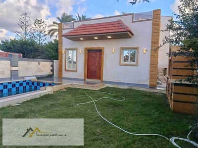 I own a villa in King Mariout inside a mini compound, registered final, very distinctive location. The office is located in King Mariout, directly after Al-Akharis Restaurant. For communication with Mr. Omar.