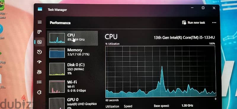 I5 1334u/ 6