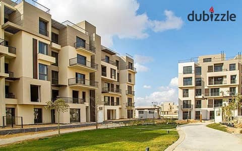 Apartment for sale, fully finished, in a very special location, with installments on landscape in a compound in Shorouk City