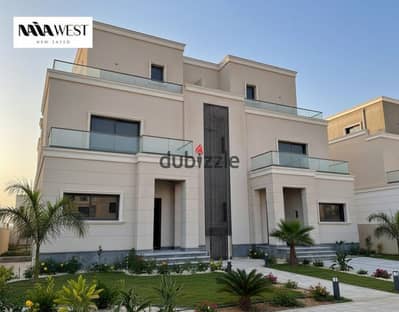 فيلا فخمة بجوار سوديك جاهزة للبيع بالتقسيط علي 180 شهر امام مطار سفنكس