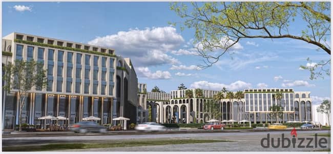 Office for sale in the largest mega mall, MAJAN Mall, on Zewail Main Road, in the heart of October Gardens, at a bargain price with very special offer