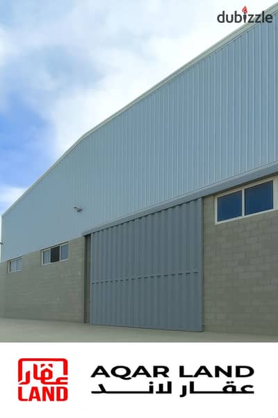 Warehouse for rent, Al-Salam, Trolley Street, 2200 meters, ready for storage immediately