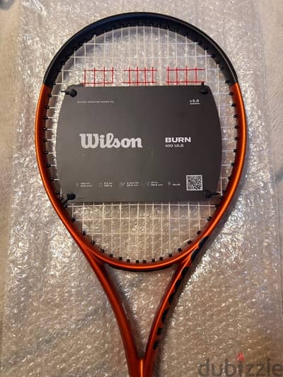 wilson Burn 100 uls v5 graphite مضرب تنس